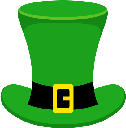 Printable Leprechaun Hat Photo Booth Prop - Leprechaun Hat Printable (458x593)