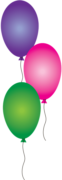 Balloons Celebrate Birthday Celebration Party - Balloon (360x720)