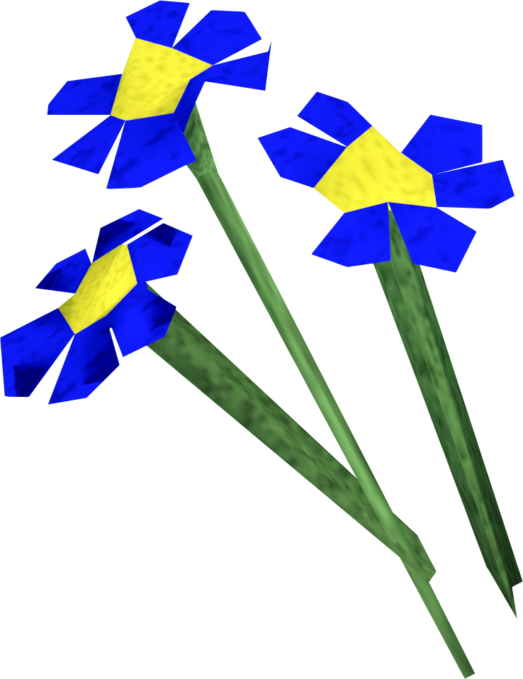 Blue Flowers Detail - Blue Flowers Detail (738x958)