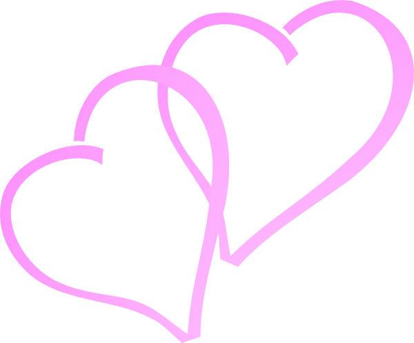 Pink Hearts Clip Art - Heart Clipart (600x498)