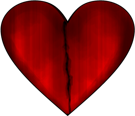 Broken Heart Icon By Kreatie-katie - Heart (463x393)