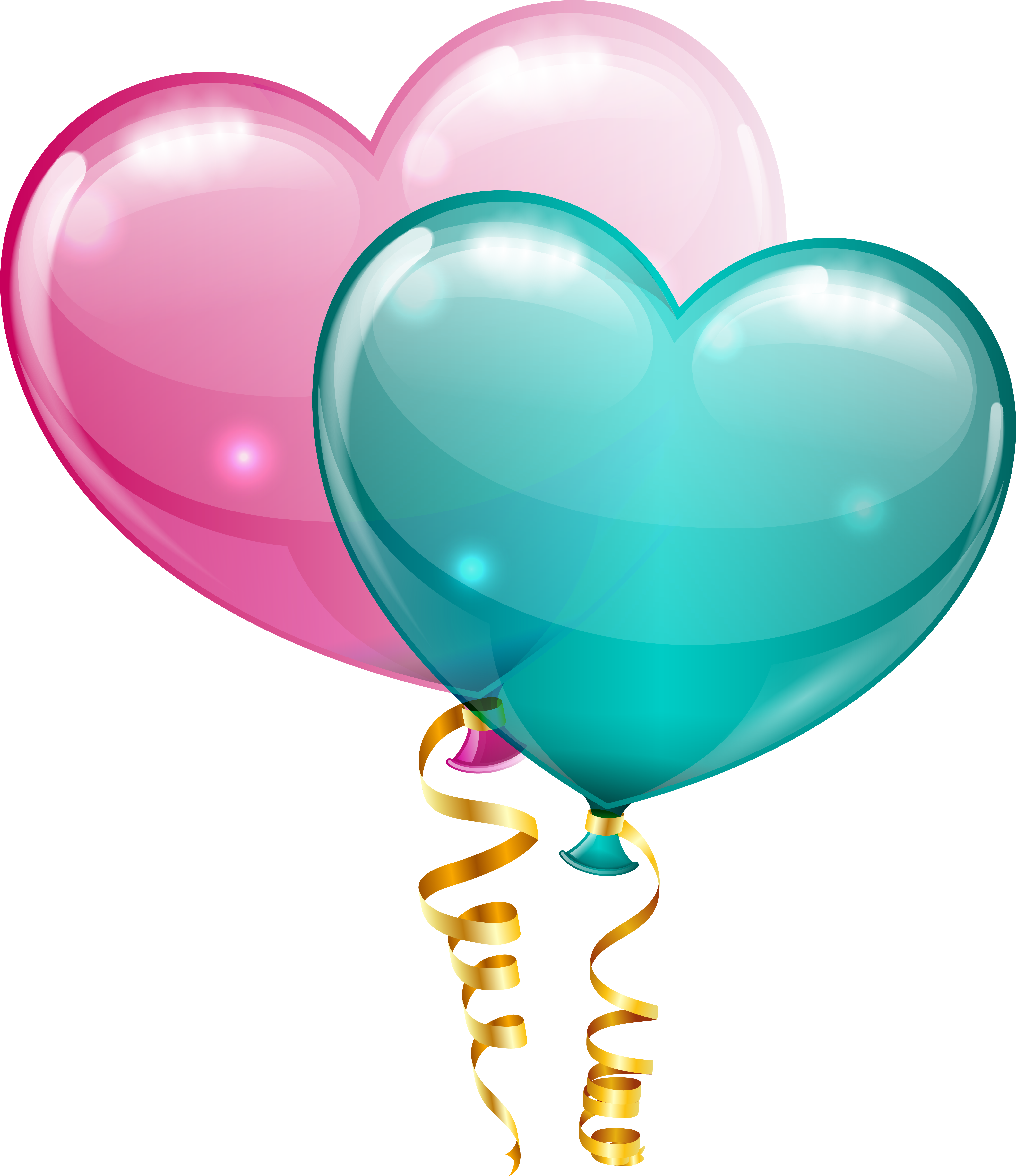 Turquoise Clipart Balloon - Happy Birthday Balloons Png (5413x6256)