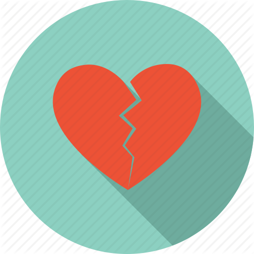 Broken Heart Clipart Sick Heart - Illustration (512x512)