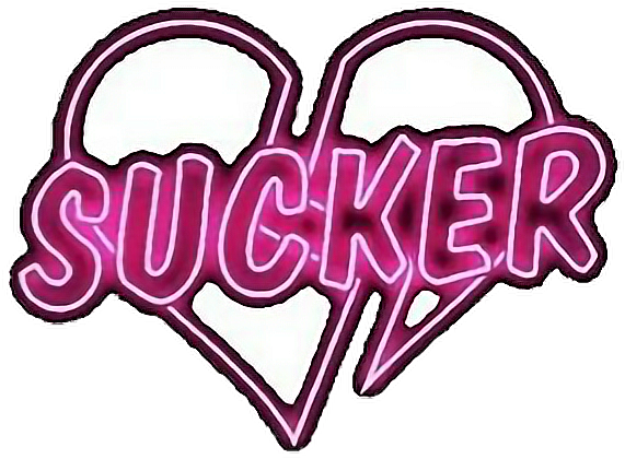Sticker Stickers Sucker Brokenheart Heart Edit Edits - Sucker Stickers (626x474)