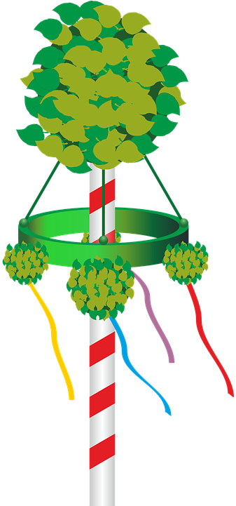 Maypole May Tradition 1 May First Of May Spring - Maibaum Bilder Kostenlos (360x720)