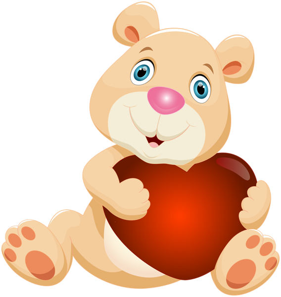 Teddy Bear Clipart Heart Clip Art - Birthday Wishes For Ex Friend (568x600)