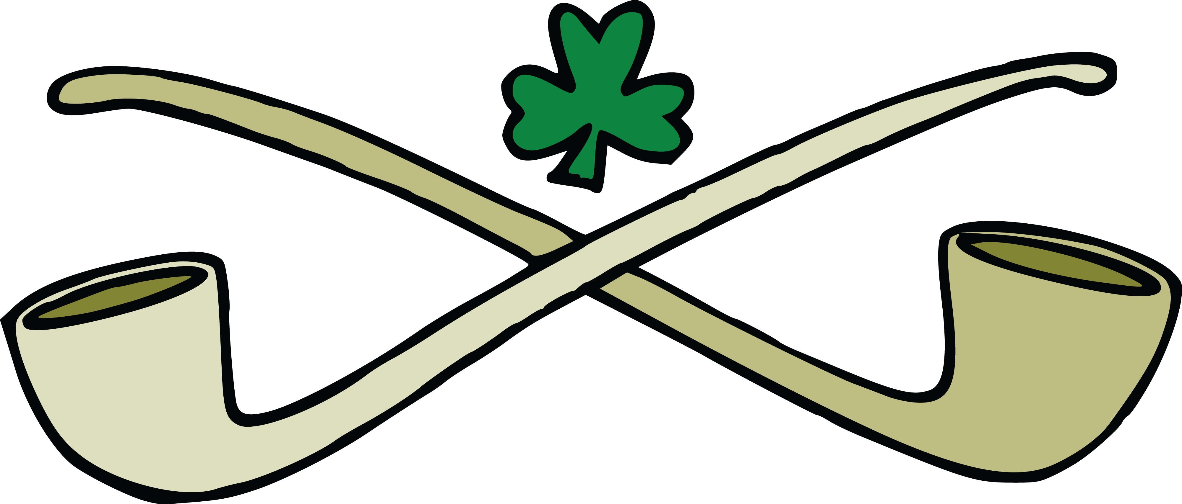 Free Clipart Of A St Patricks - Graphic Happy St Patrick's Day (4000x1708)