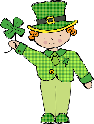Five Clipart Leprechaun - Cartoon (304x400)