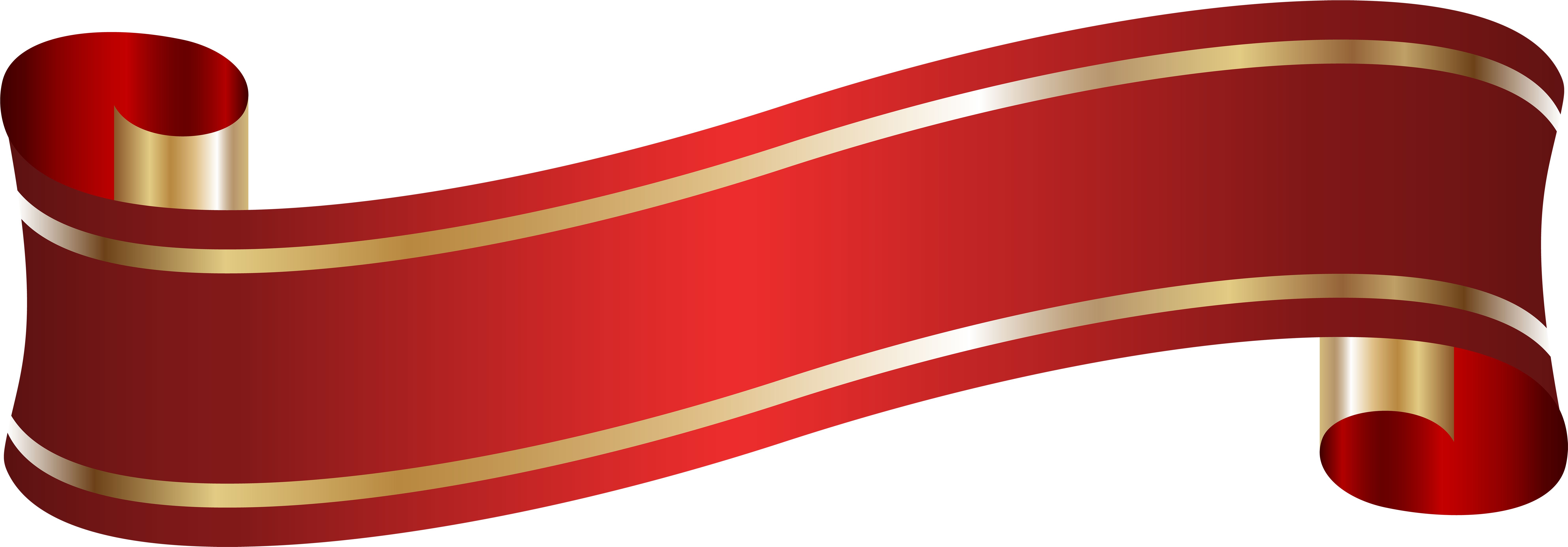 Elegant Banner Red Png Clip Artu200b Gallery Yopriceville - Blue Banner Png Clipart (8000x2822)