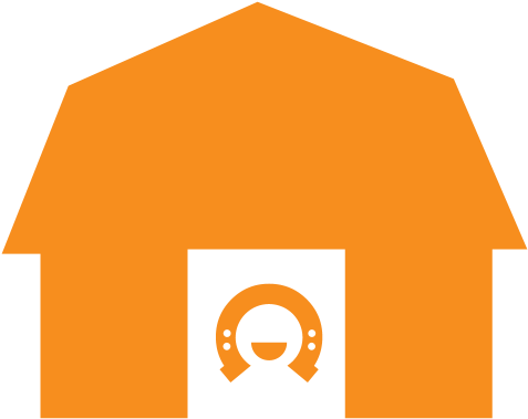 Farm Day Icon - Home Icon Orange (500x500)
