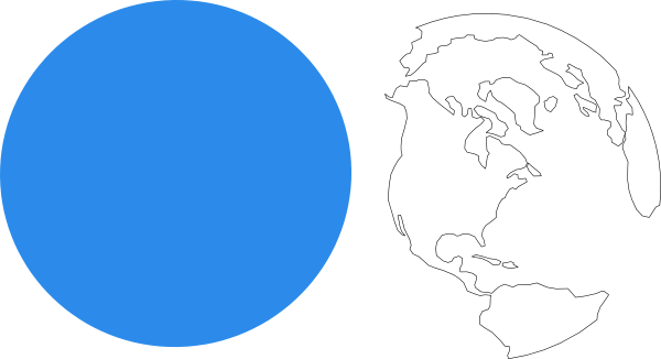 How To Set Use Blue Earth Separate Svg Vector - Coloring Book (600x326)