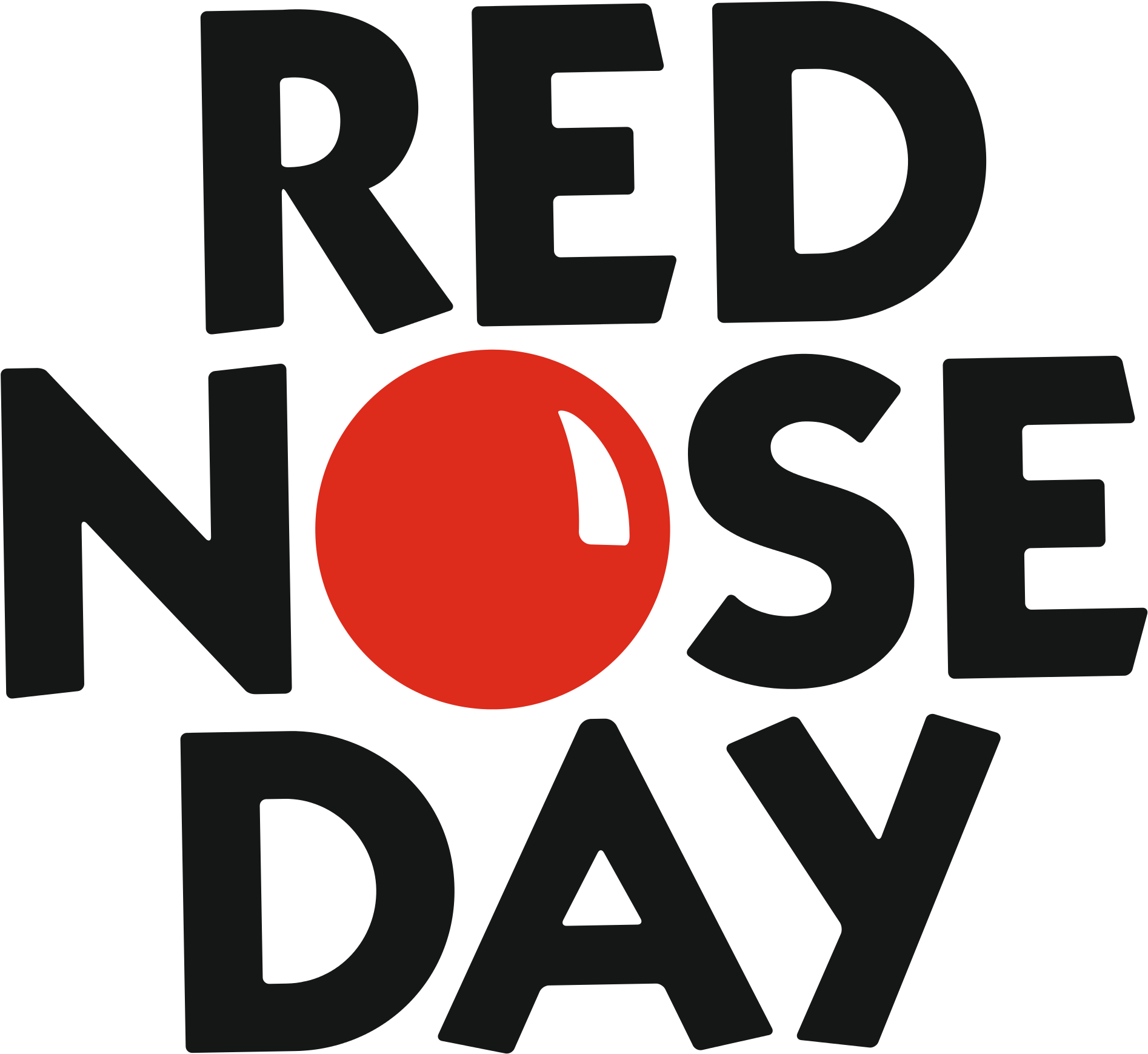 Red Clown Nose Clipart - Red Nose Day 2018 (2000x1811)