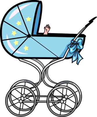 Image Baby Carriage Baby Clip Art Christart Com - Buggy Clipart (334x400)