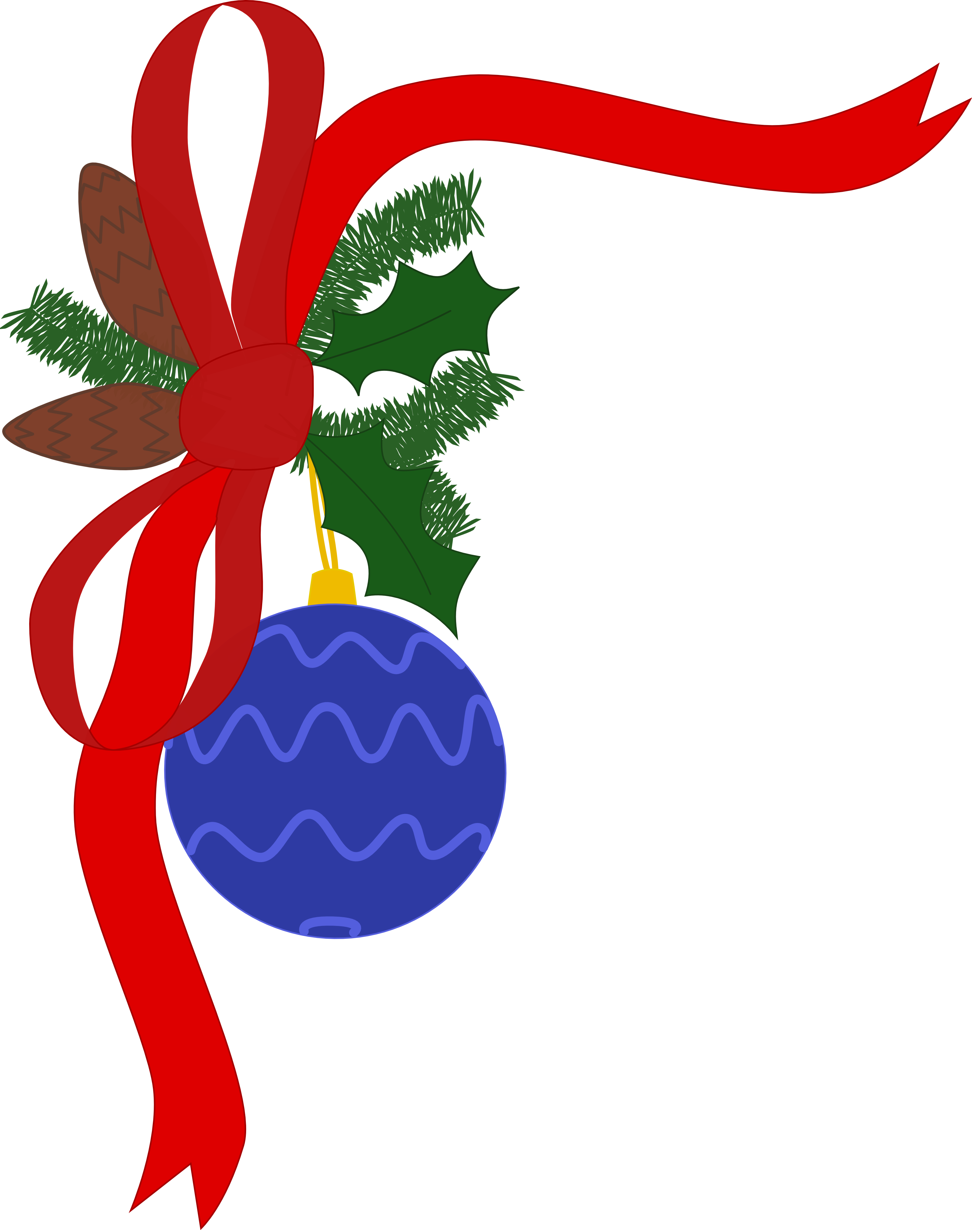 Christmas Peace Clipart - Christmas Clip Art Borders (3333x4219)