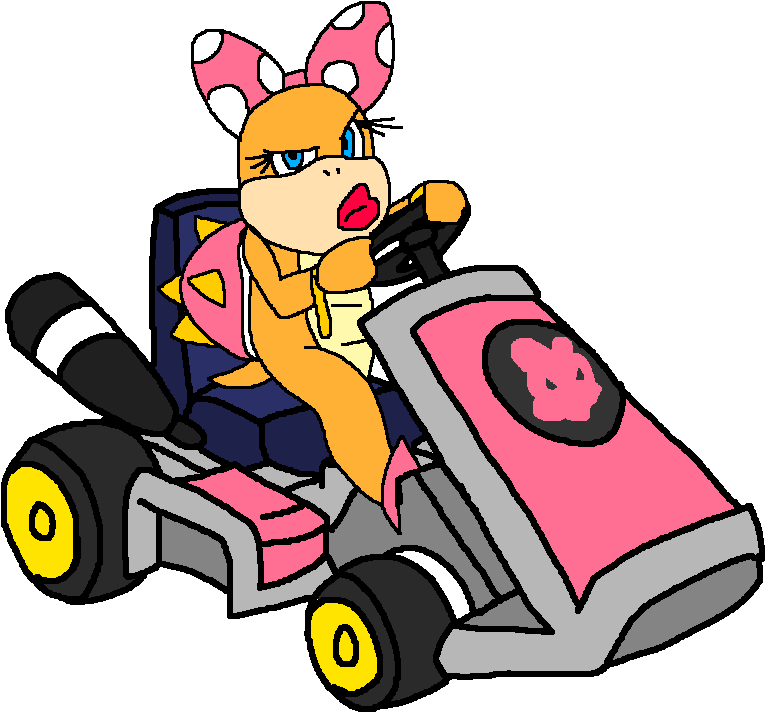 Mario Kart Art Day - Mario Kart Wendy (800x777)