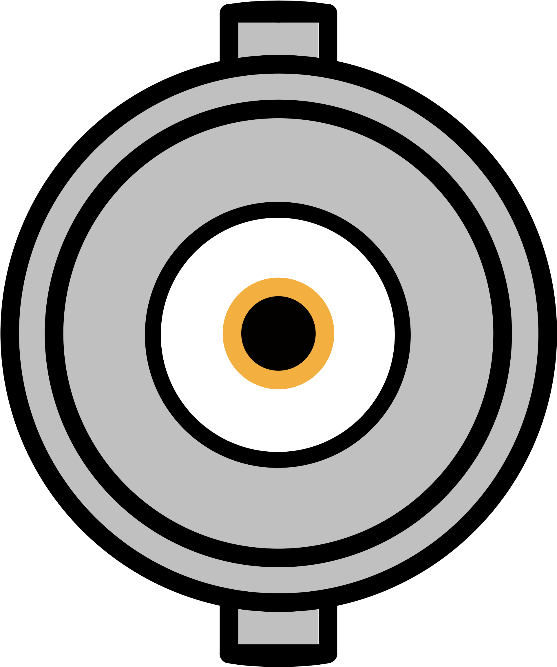 Computer Keyboard Clip Art - Bnc Connector Clipart (2022x2400)