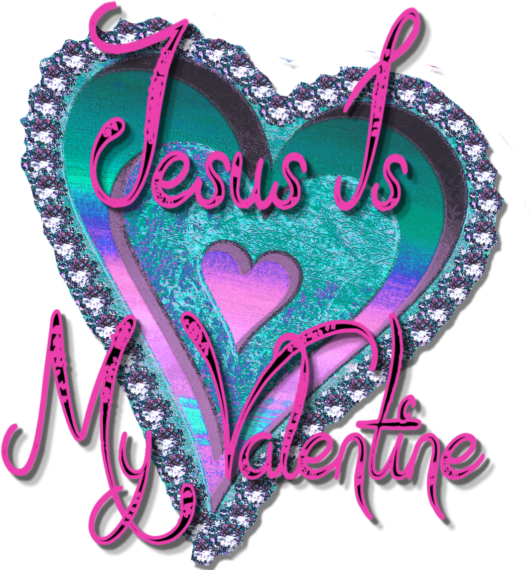 Christian Valentine Clipart - Jesus Is My Valentine (1152x1152)