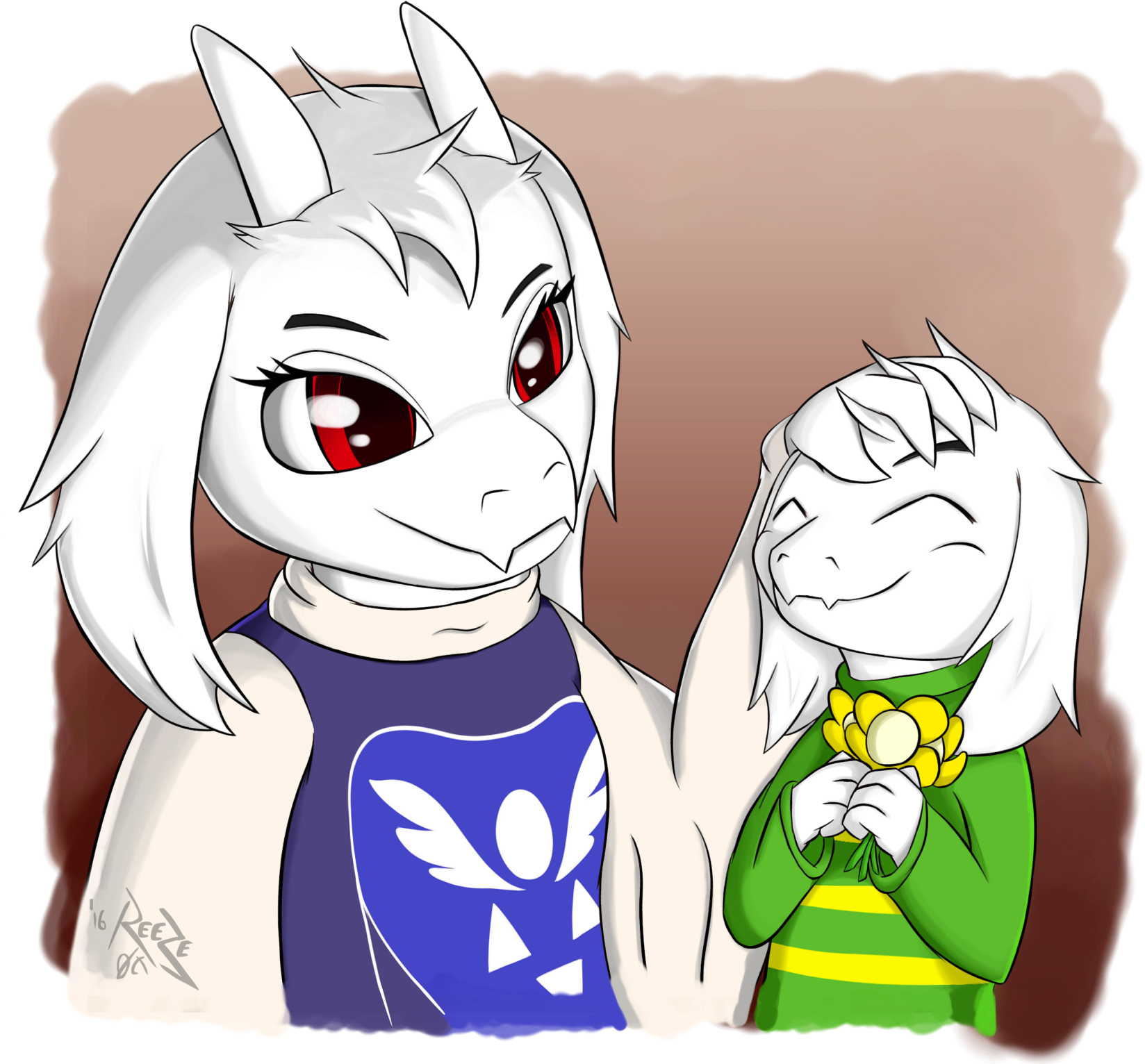 Happy Goatmom Day - Undertale Fanart Happy (1700x1545)