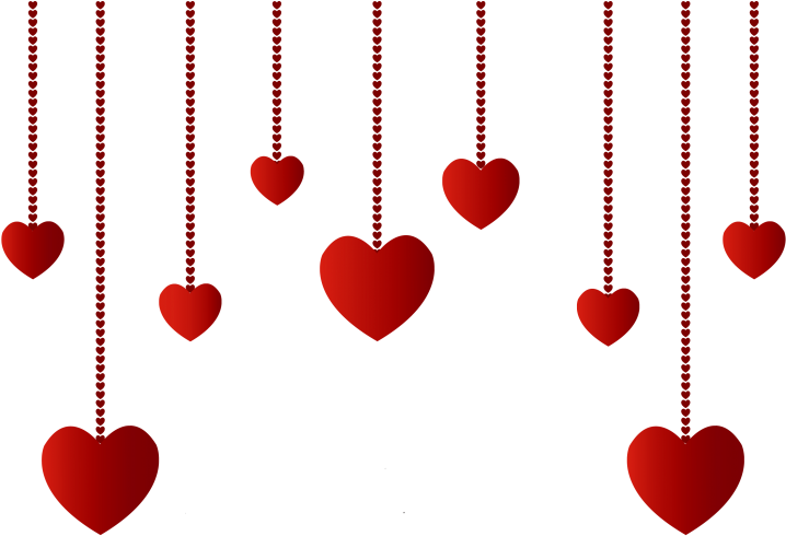 Valentine ~ Card Splendi Google Valentines Day Games - Hanging Hearts Png (728x546)