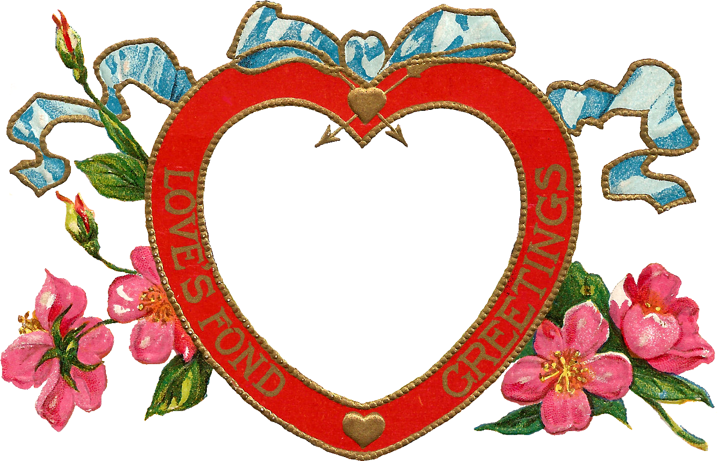How Gorgeous Are These Digital Valentines I Created - Heart Photo Frame Png (1576x999)