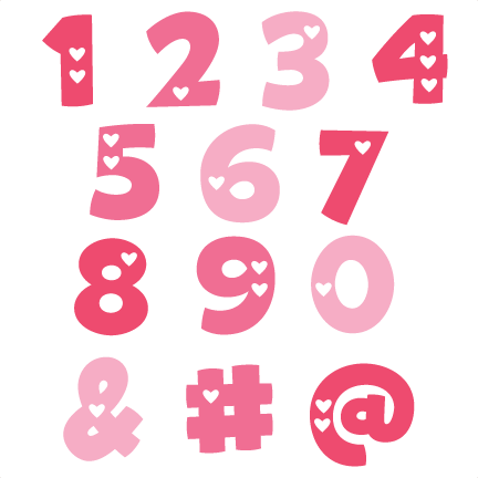 Valentine Numbers (432x432)