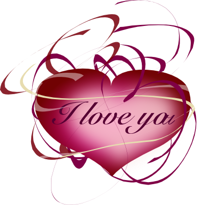 Free Heart Clipart Valentine I Love You Heart, Echo's - You're Mine, Only Mine (400x403)