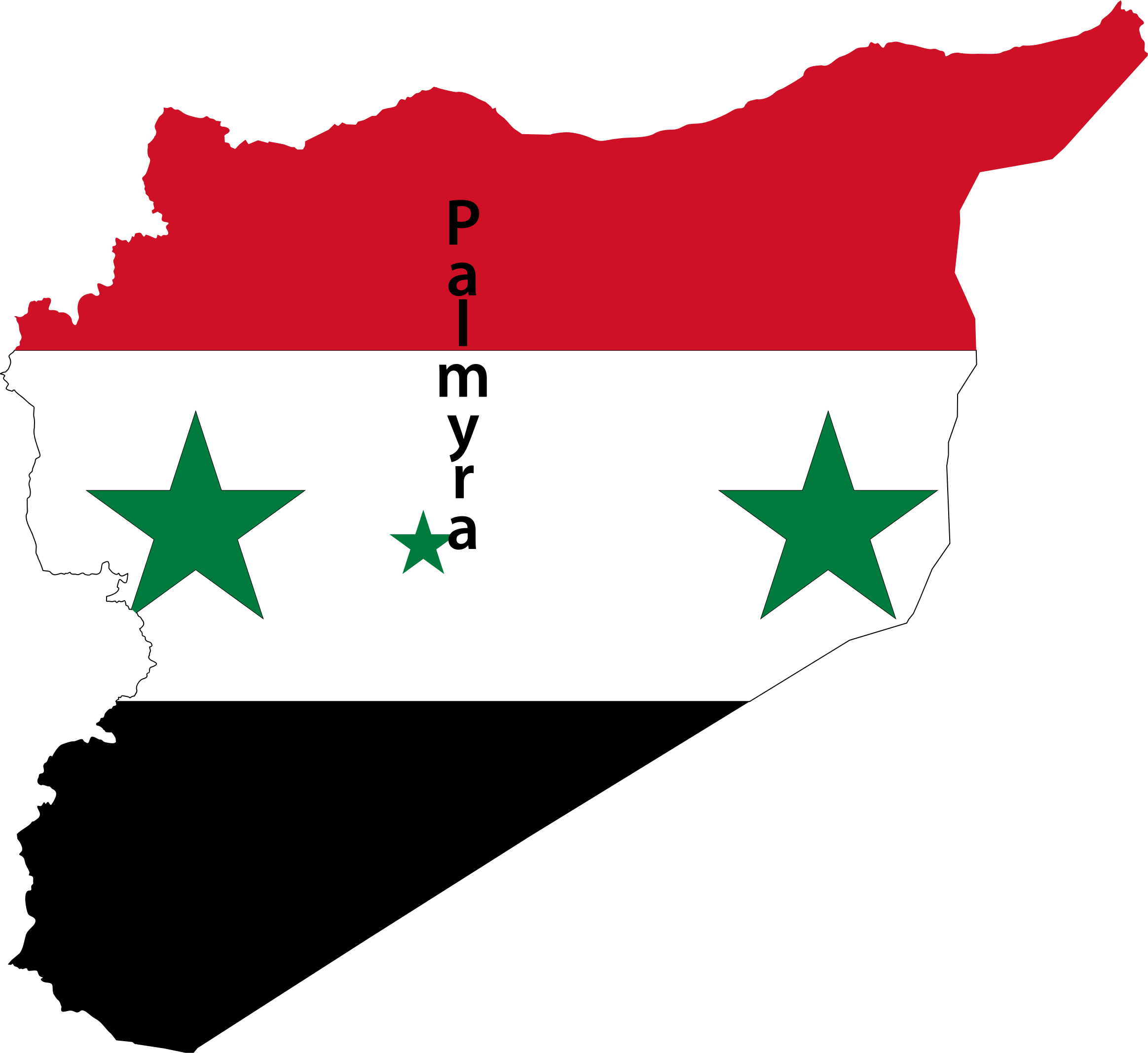 Big Image - Syria Map Flag (2327x2135)