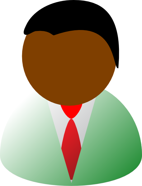 Executive 2 Clip Art At Clker - Executive Clipart (456x595)