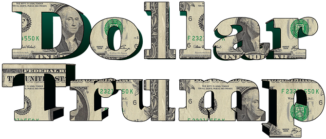 Usa Dollar President Choice Trump America - Plywood (763x340)