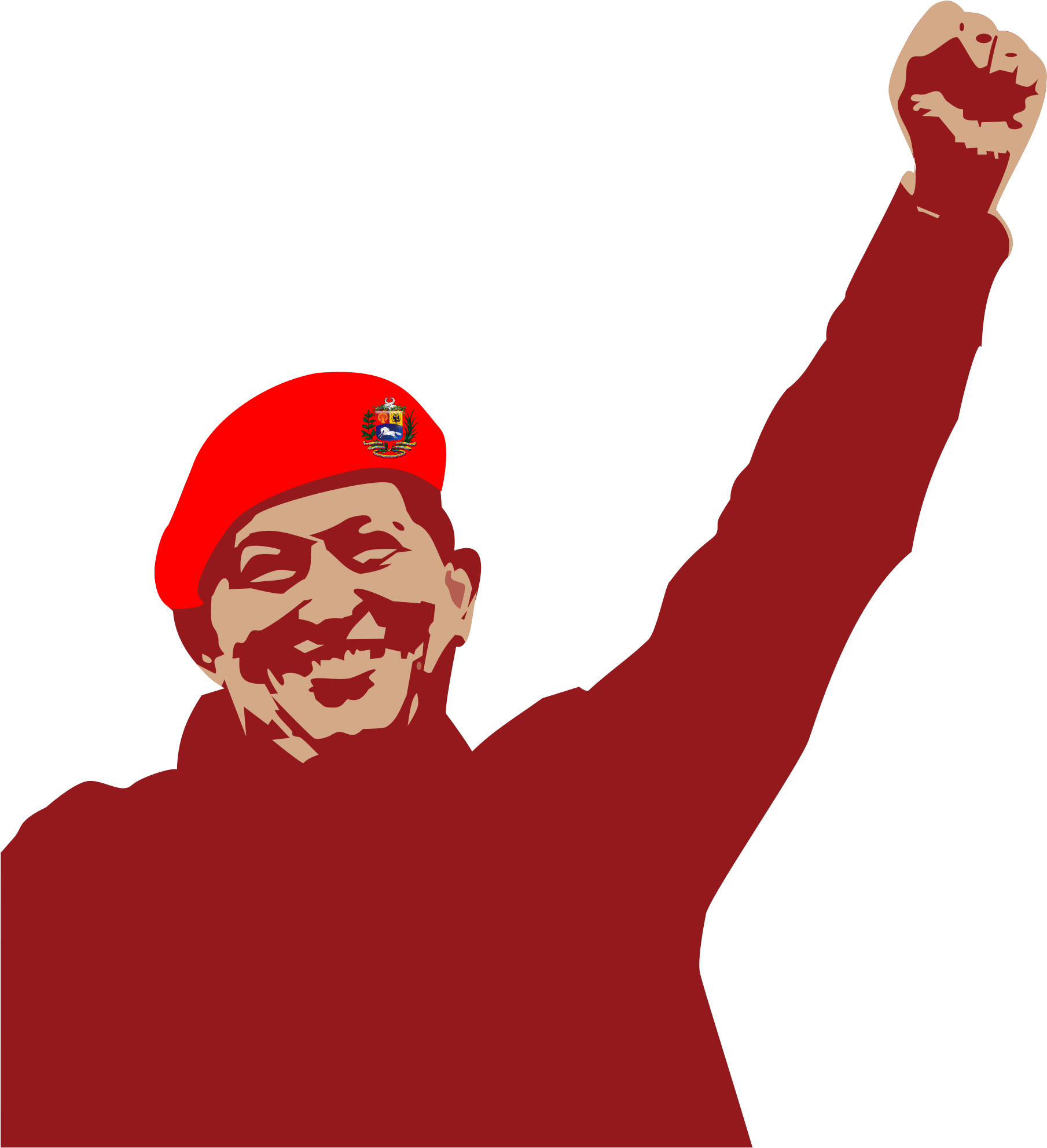 Free Hugo Chavez - Cara De Chavez Png (3647x2400)