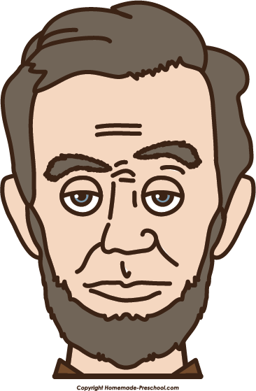 President Clipart - Abraham Lincoln's Face Transparent (366x559)