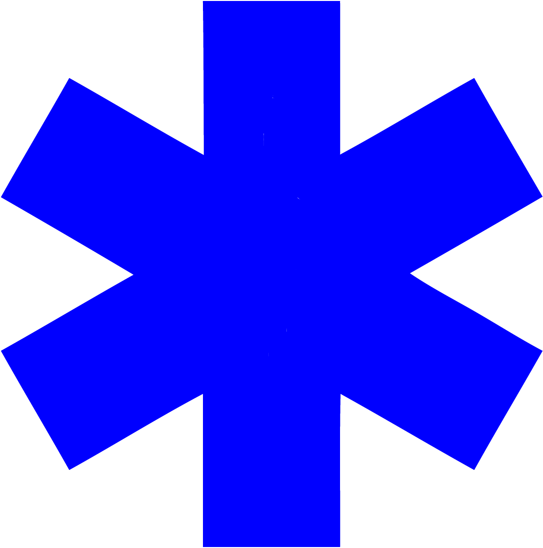 Ems Clipart - Heart Symbol In Blue (1113x1123)