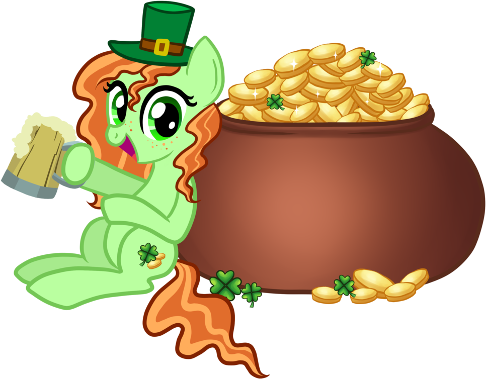 Patrick's Day Pony By Thecheeseburger - Mlp St Patrick's Day (1280x1006)
