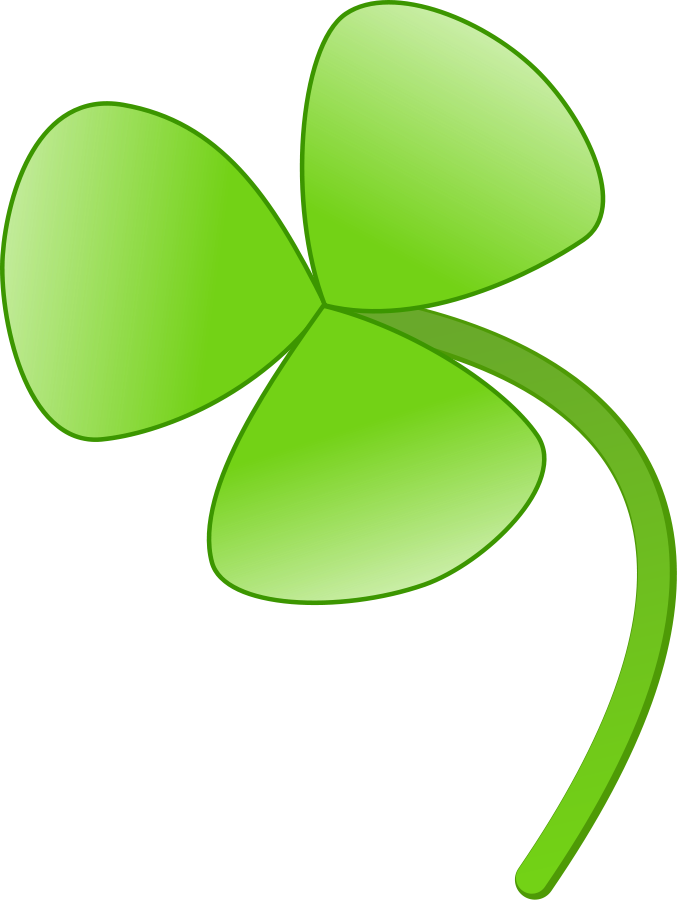 Four-leaf Clover Shamrock Clip Art - Four-leaf Clover Shamrock Clip Art (677x900)