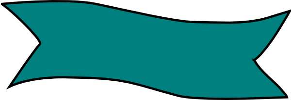 Free Turquoise Banner Cliparts, Download Free Clip - Teal Banner Clipart (600x208)