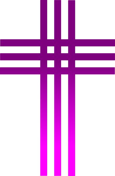 Clip Art Lent Cross Clipart - Symbols Of Lent Transparent (500x762)