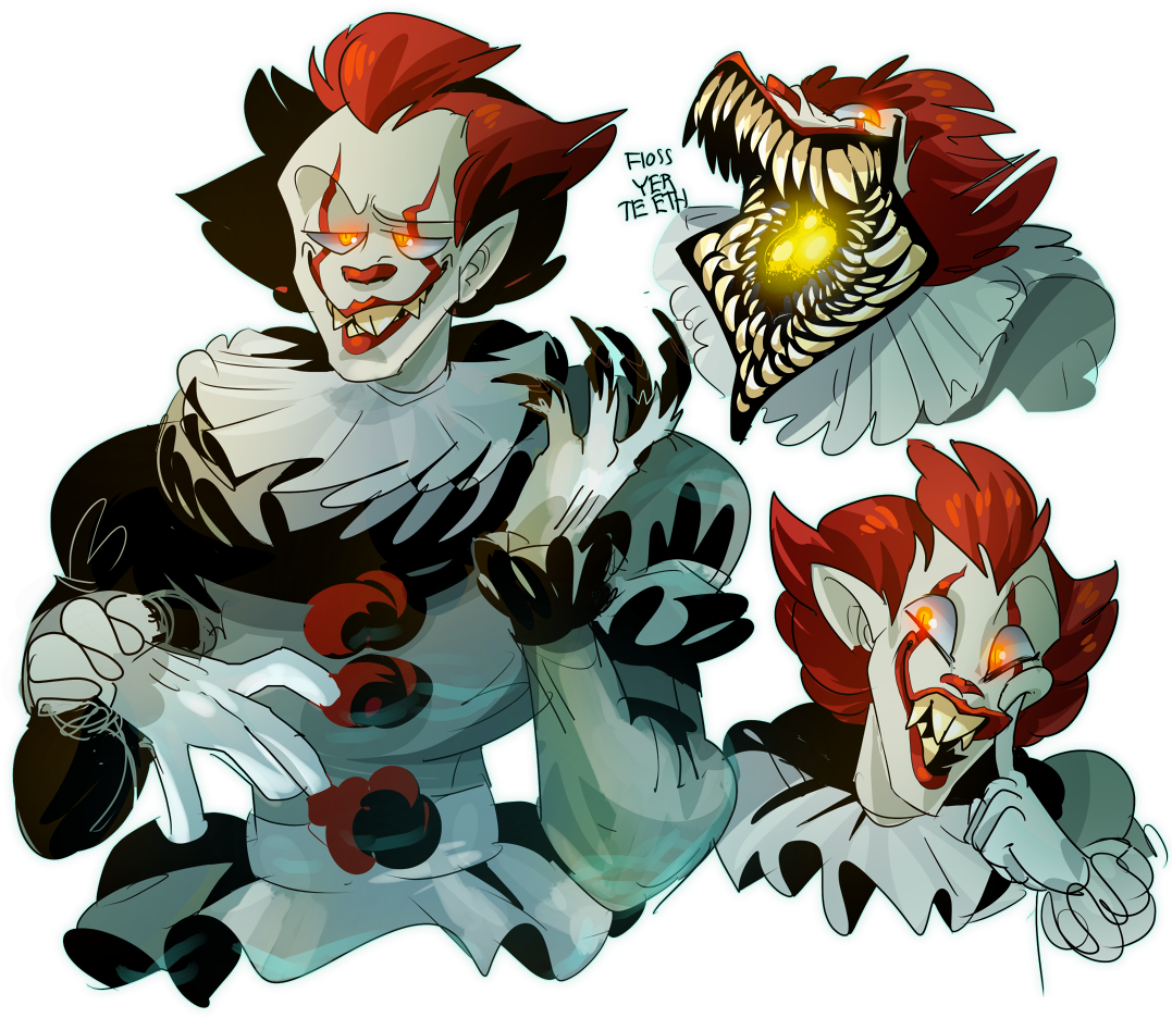 Horrible Monster Hootennanny - Pennywise Fan Art Cute (1080x953)