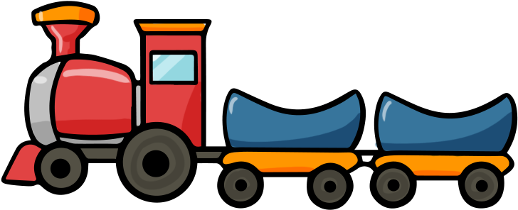 Engine Clipart Transportation - Free Cartoon Train (751x347)