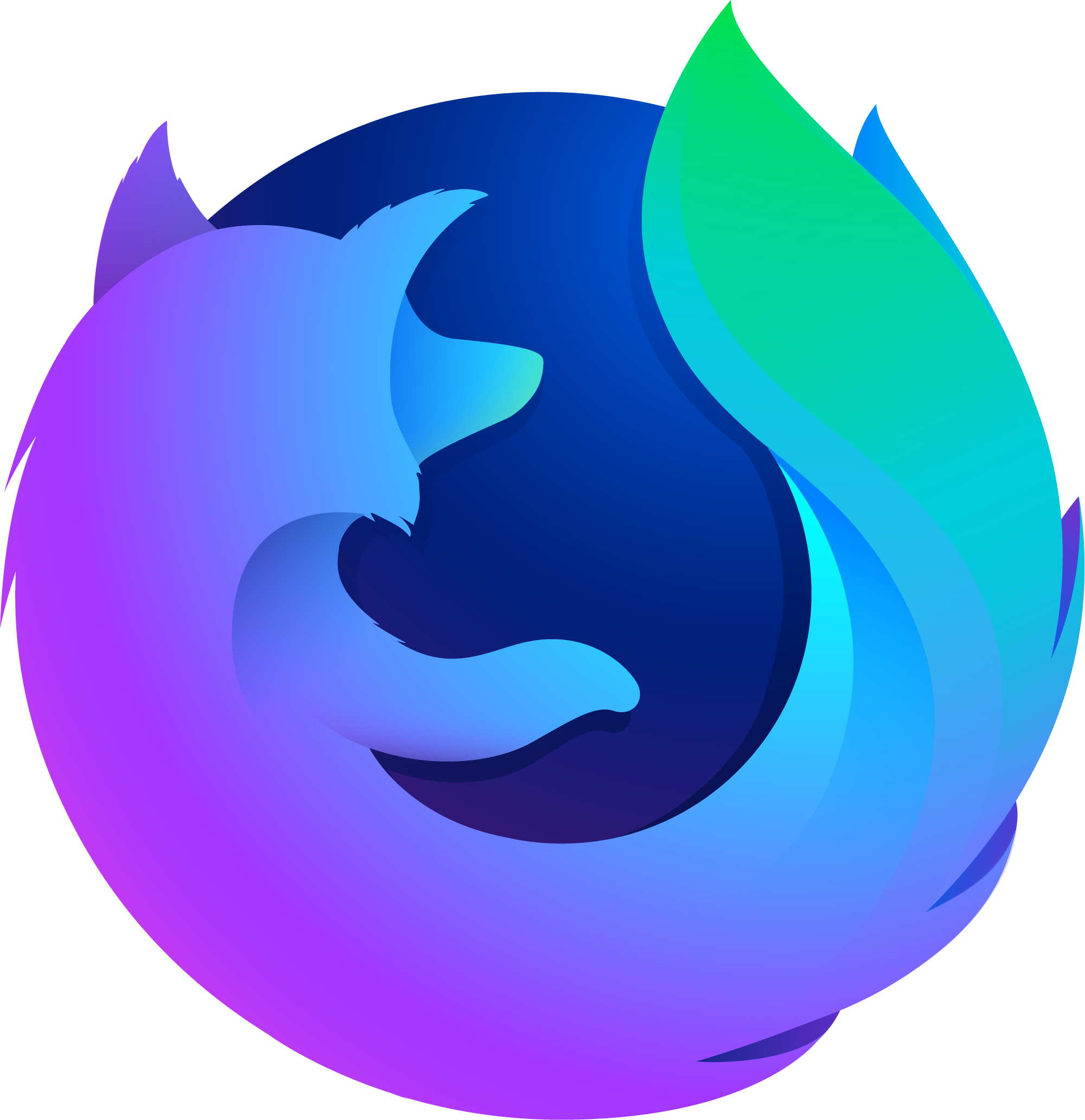 Firefox Nightly Logo, 2017 - Mozilla Firefox (2001x2065)