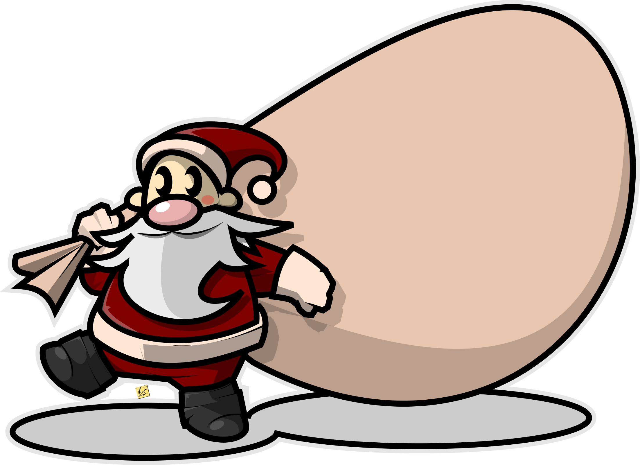 Santa Claus Free To Use Clip Art - Public Domain Clip Art Free For Commercial Use Santa (2204x1601)