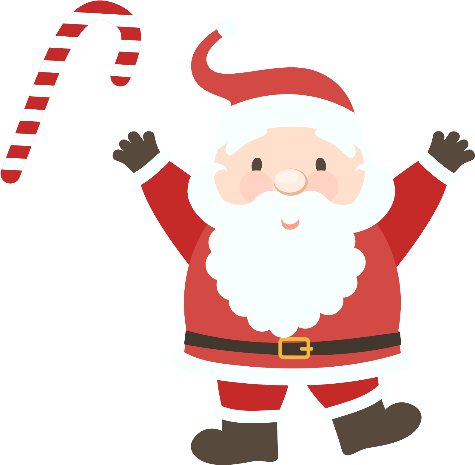 Santa Claus Clipart Png Image 01 - Free Letter To Santa Template (1706x1559)