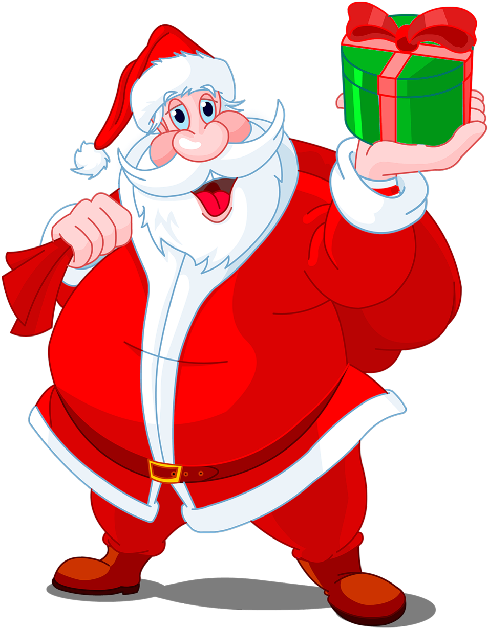 0, - Santa Claus With Bag Of Gifts Shot Glass (995x1263)