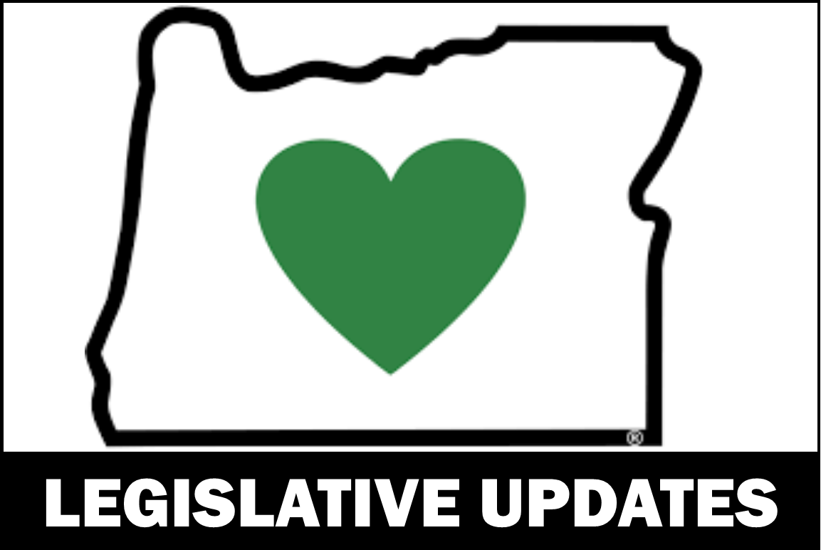 Outline Of The State Of Oregon With Green Heart And - Boca A River 2011 (1153x772)