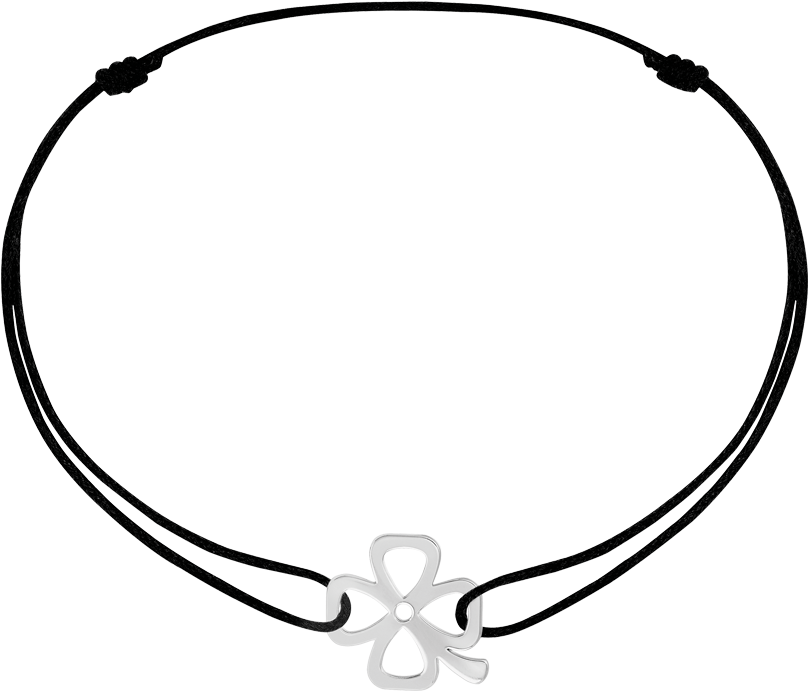 Bubbles Clover Cord Bracelet - Dinh Van Bracelet Trefle (850x850)