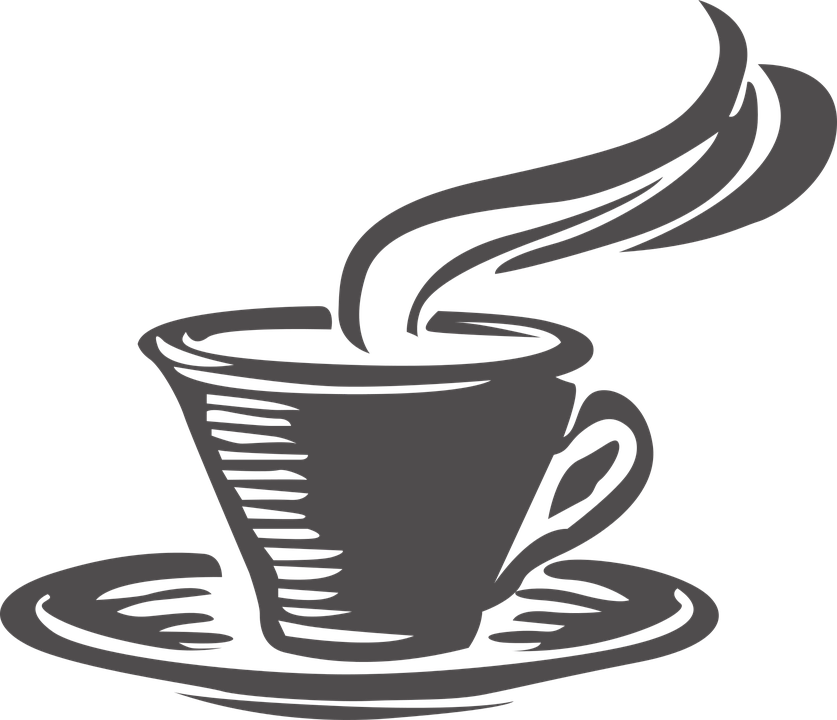 Animated Cafe Cliparts - Coffee Mug Art (837x720)