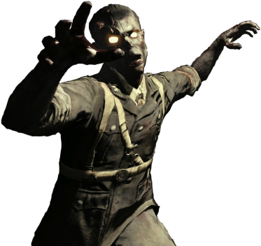 Call Of Duty Zombies Png Png Images - Call Of Duty Black Ops 1 Zombies Png (400x357)