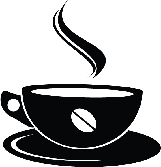 Coffee Cup Cafe Cappuccino Tea - Coffee In A Cup Vector (600x600)
