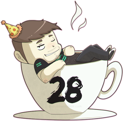 I Heard Today Is Coffee Day - Cartoon (500x489)