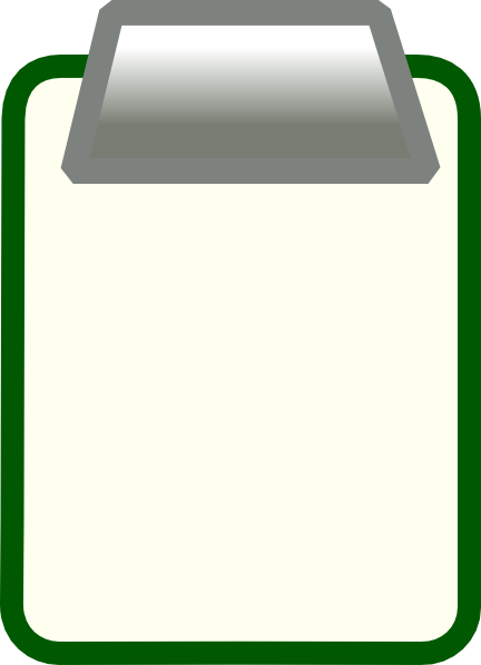 Clipboard Clipart - Clipboard Clipart (432x597)