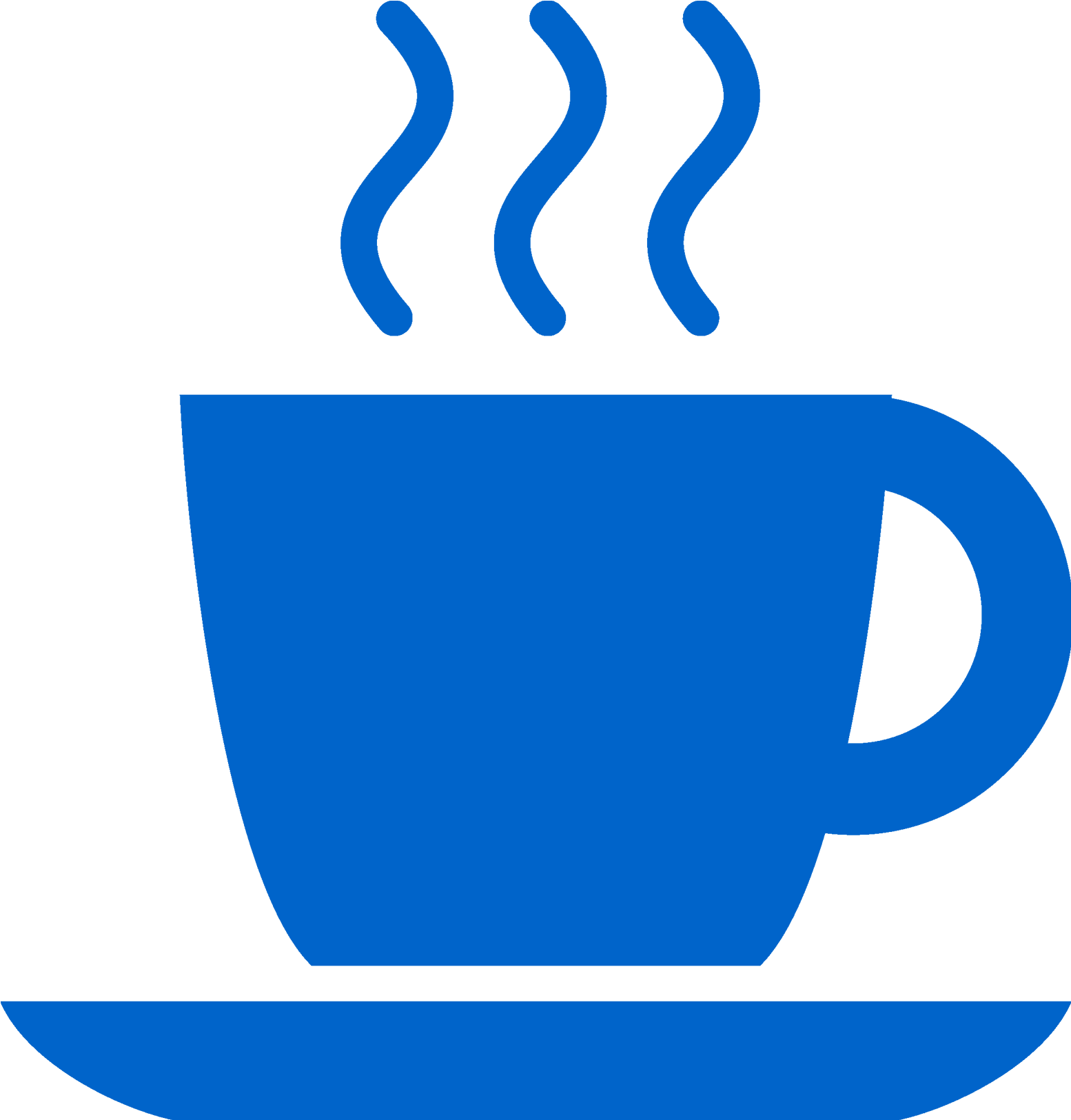 Cup Of Coffee - Blue Coffee Cup Clipart (1577x1700)